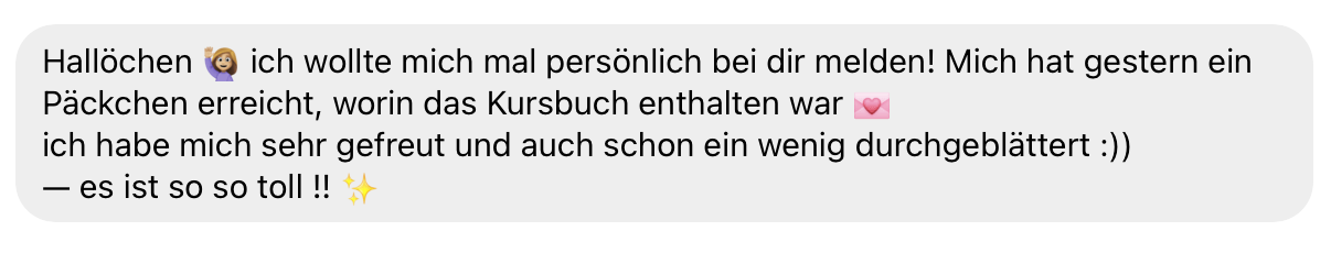 Feedback Tierfotografieschule Anna
