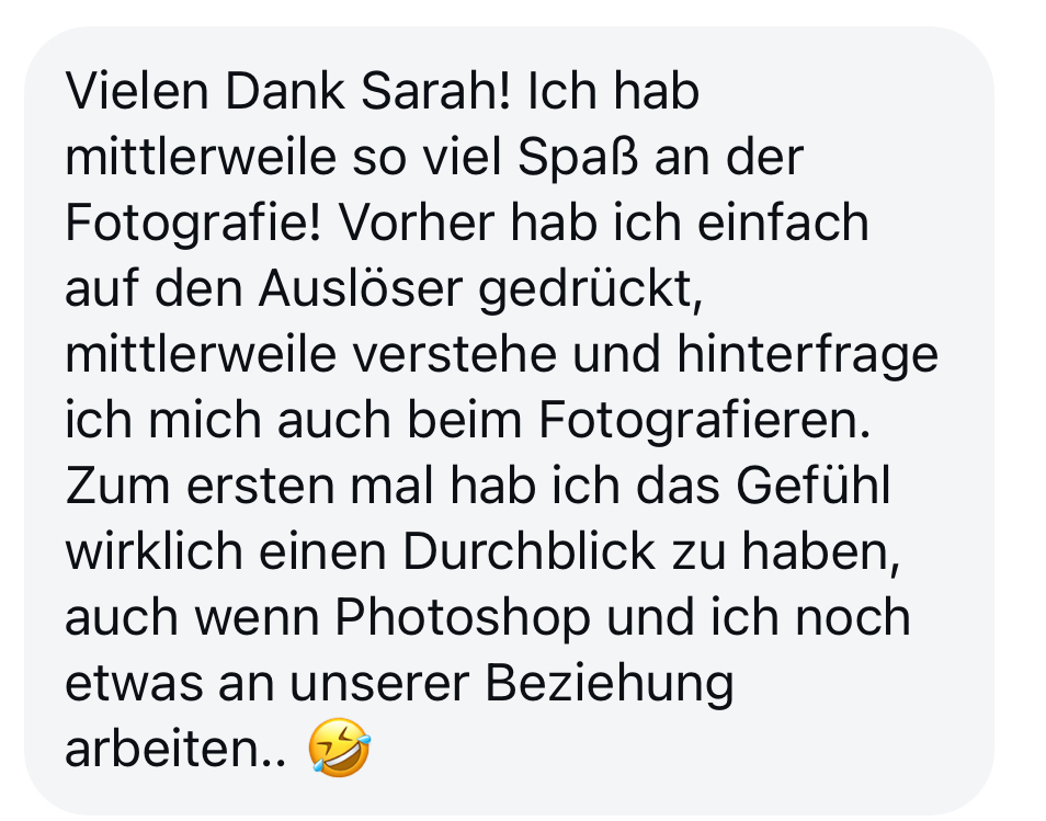 Feedback Miri Tierfotografieschule